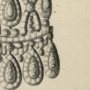 Drawing, Design for an Earring, late 18th century