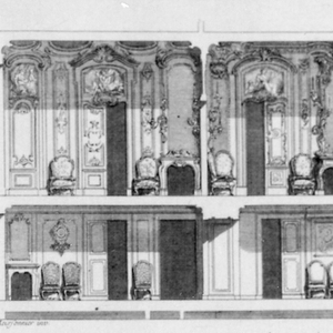 Print, Design for Cartouche Panel, 1740