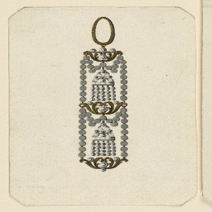 Drawing, Design for an Earring, ca. 1790