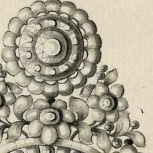 Drawing, Design for an Earring, late 18th century
