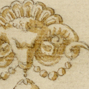 Drawing, Design for a brooch, 1825–50