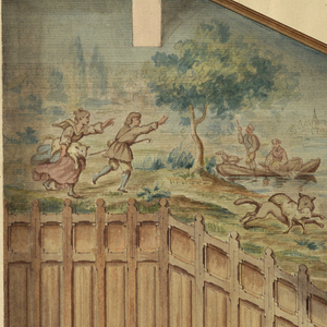Drawing, Design for Portion of Stairway in Château-sur-Mer, Newport, Rhode Island, 1872