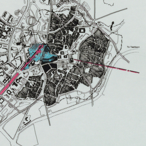 Drawing, Site Plan of Samarkind, 1991