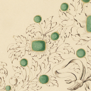 Drawing, Design for fillet, 1830–40