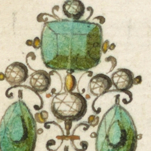 Drawing, Design for brooch, 1725–50