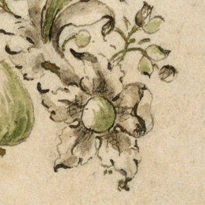 Drawing, Design for a Brooch, mid- 18th century