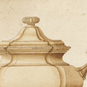 Drawing, Sugar bowl, 1700–1725