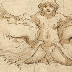 Drawing, Design for a Doorknocker, 18th–19th century