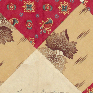 Quilt Piece, ca. 1850