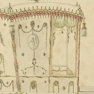 Drawing, Design for a Sedan Chair, ca. 1775