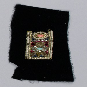 Couture Embroidery Sample (USA), 1930s