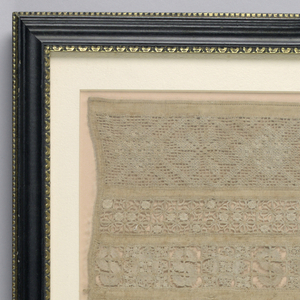Sampler (England), 17th century
