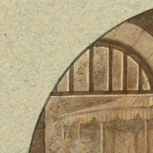 Drawing, Design for a Painted Porcelain Serving Vessel,  Les Glaces (Ice Cream) from the Service des Objets de Dessert (Dessert Service), 1819–20