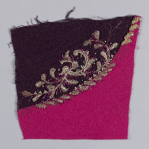 Couture Embroidery Sample (USA), 1930s