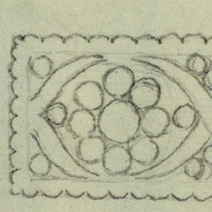 Drawing, Design for comb, 1800–1810