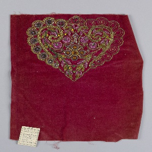 Couture Embroidery Sample (USA), 1930s