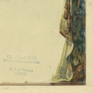 Drawing, Design for Portion of Stairway in Château-sur-Mer, Newport, Rhode Island, 1872