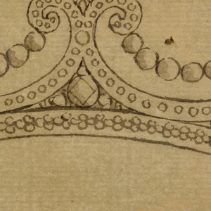Drawing, Design for a Diadem, early 19th century