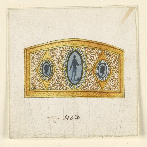 Drawing, Design for a Comb, ca. 1810