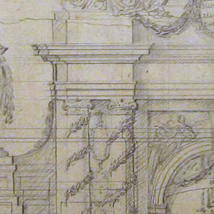 Drawing, Project for a painted decoration in honor of a French general who had been governor of a crown prince, 1760–90