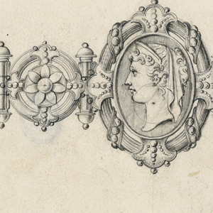 Drawing, Design for a bracelet, 1850–75