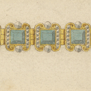 Drawing, Design for a Bracelet, 1800–1825