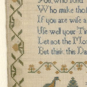 Sampler (England), 1786
