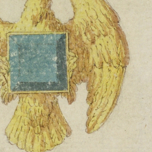 Drawing, Design for a pendant, 1800–1825