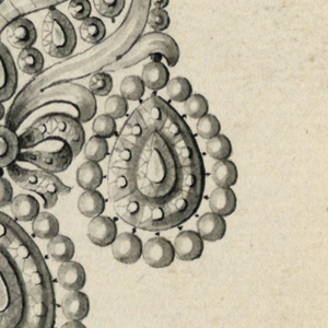 Drawing, Design for an Earring, ca. 1780