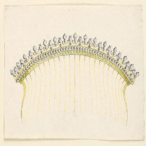 Drawing, Design for a Comb, ca. 1830