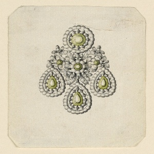 Drawing, Design for an Earring or, 1775–1800