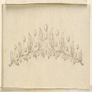 Drawing, Design for a Coronet, mid- 19th century