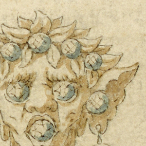 Drawing, Design for brooch, 1825–50