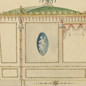 Drawing, Project for a sedan chair, ca. 1775