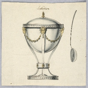 Drawing, Design for a Mustard Pot, early 19th century