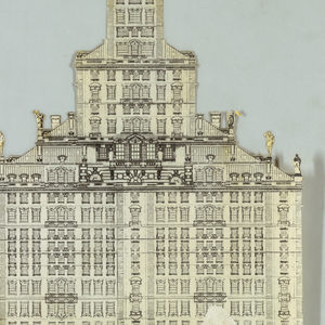 Drawing, Carnegie Mansion Embellishment, 1977