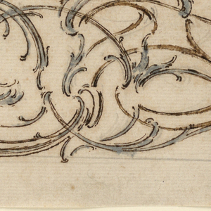 Drawing, Design for Wrought-Iron Railing, ca. 1750