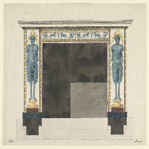 Drawing, Design for a Chimneypiece, ca. 1800
