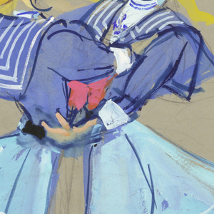 Drawing, Costume Design: Hello, Dolly!, 1964