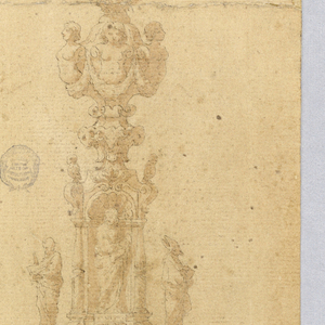 Drawing, Design for a Candelabra, 17th–19th century