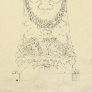 Drawing, Design for a Candlestick, early 19th century