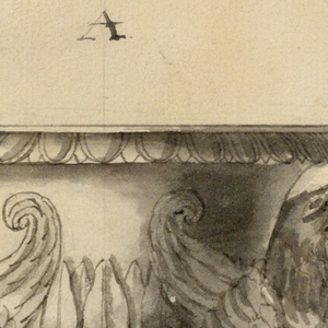 Drawing, Design for a Salt Cellar, 1795–1805