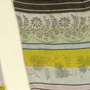 Pair Of Stockings (France), early 19th century