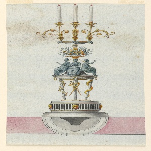 Drawing, Design for a Candlestick, ca. 1800