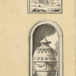 Drawing, Side Wall Elevation, 1815–22