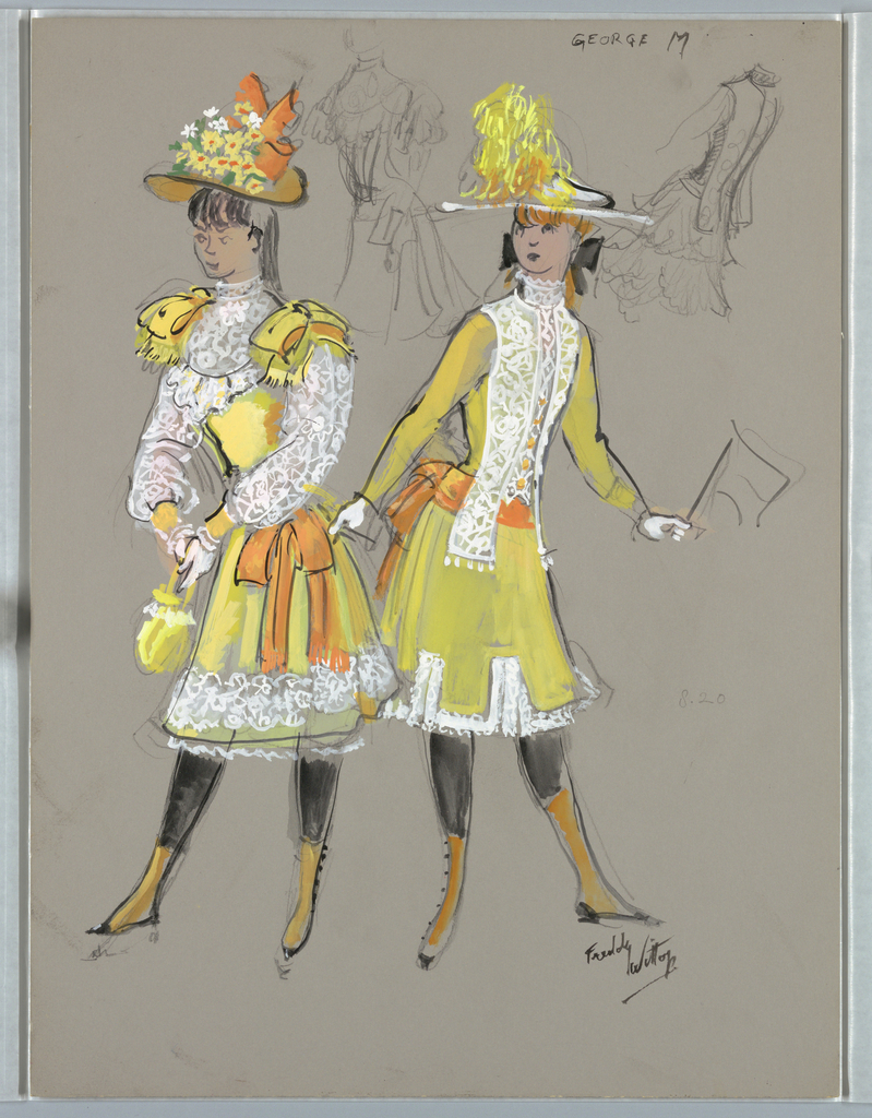 Drawing, Costume Design: George M!