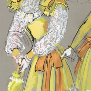 Drawing, Costume Design: George M!, ca. 1968