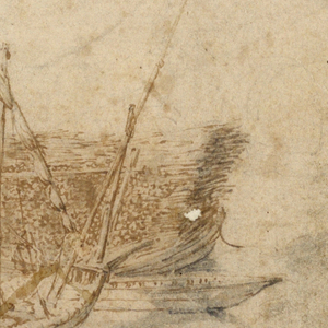 Drawing, Barges, 1775–1800