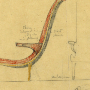 Drawing, Design for a Chair, 1922–24