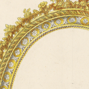 Drawing, Project for an Oval Frame, ca. 1800
